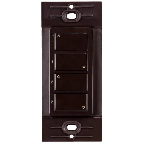 Wireless Brown 2 Zone Duo Controller Dimmer Switch